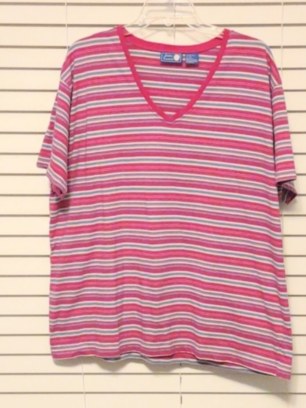 Southern Expressions multicolor short sleeve blouse 3X